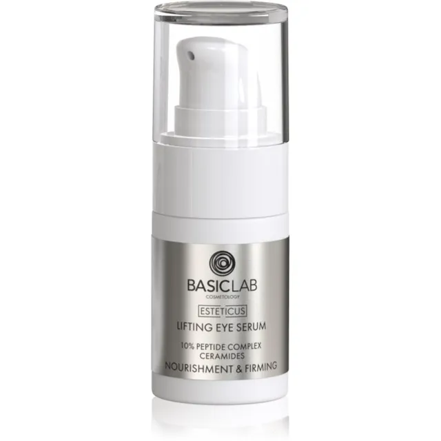 BasicLab Cosmetology Esteticus Tõstev ja pinguldav silmaseerum peptiididega 15 ml