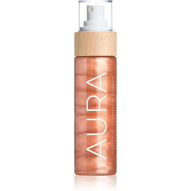 COCOSOLIS AURA Peptide Shimmer Spray Niisutav pihusti kirgastava efektiga lõhn Raspberry 100 ml