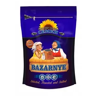 Bazaro mustad soolased päevalilleseemned 300g