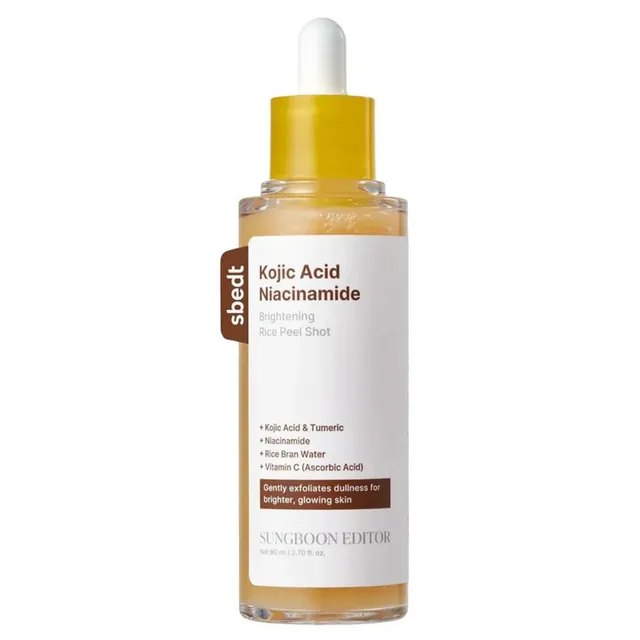SUNGBOON EDITOR Kojic Acid Niacinamide Brightening Rice Peel Shot 80ml