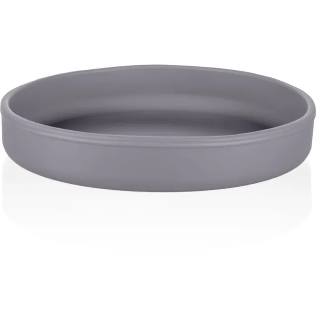Zopa Silicone Plate taldrik 6 m+ Dove Grey 1 tk