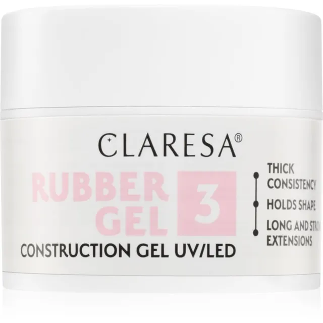 Claresa Rubber Gel Construction Gel UV/LED Pikendav geel-küünelakk varjund 03 45 g