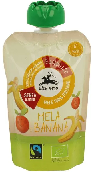 Õuna- ja banaanipüree, ökoloogiline