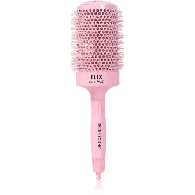 Sister Young ELIX Round Brush Cera Heat Pink Ümmargune juuksehari 65mm 1 tk