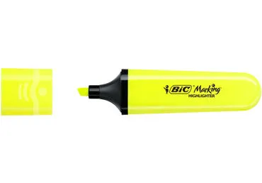 Tekstimarker BIC Kollane