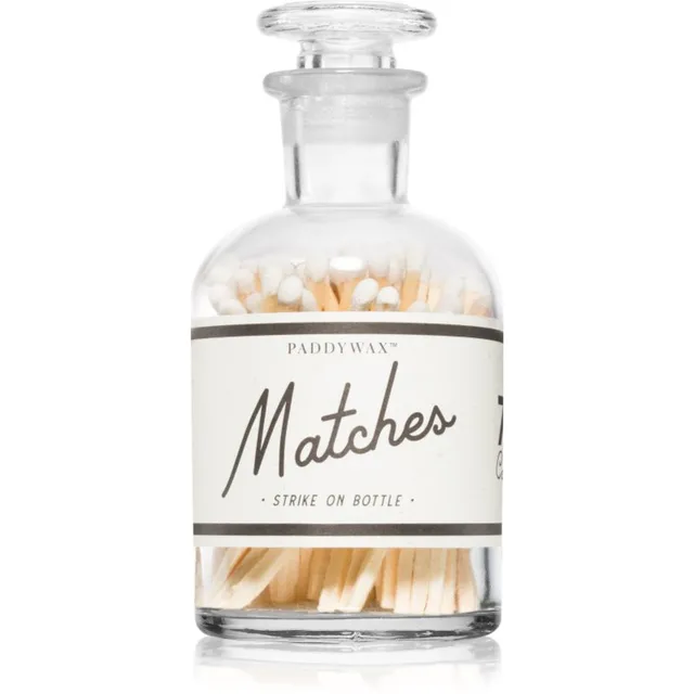 Paddywax Matches White Glass tikud 75 tk
