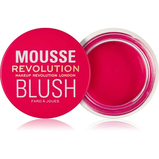 Revolution Mousse Põsepuna varjund Juicy Fuchsia Pink 6 g
