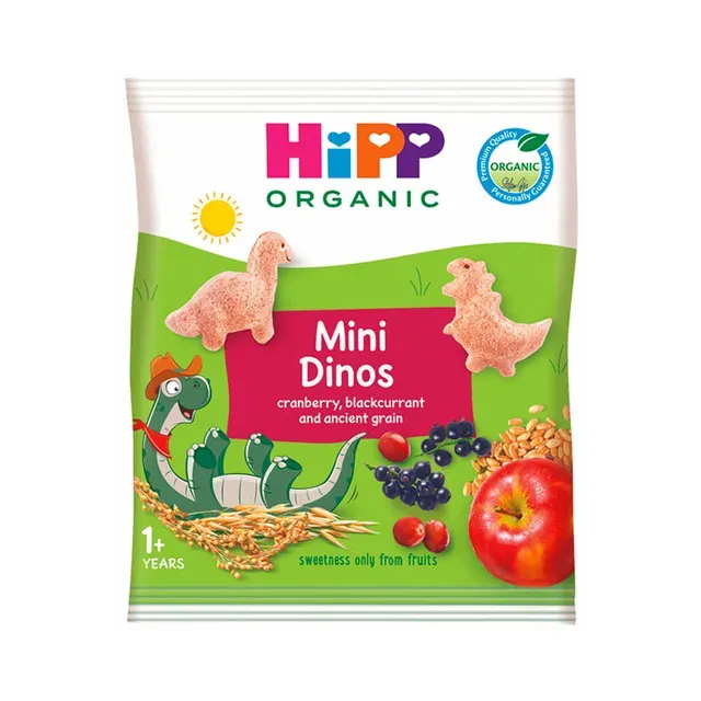 Teravilja Dinokesed marjadega ÖKO al.1a, HIPP, 30 g