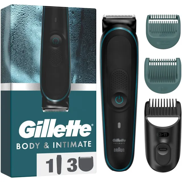 Gillette Body&Intimate i5 trimmer intiimpiirkonna ja kogu keha jaoks meestele 1 tk