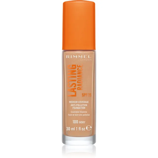 Rimmel Lasting Radiance Valgustpeegeldav jumestuskreem SPF 25 varjund 100 Ivory 30 ml