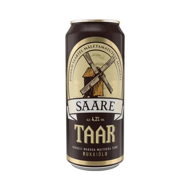 Tume õlu Taar, SAARE , 500 ml purk
