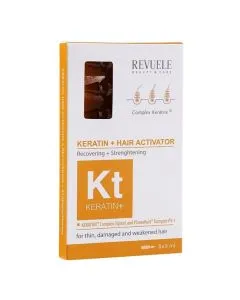 Keratin+ juukseid tugevdavad ampullid Keratiin 8x5ml