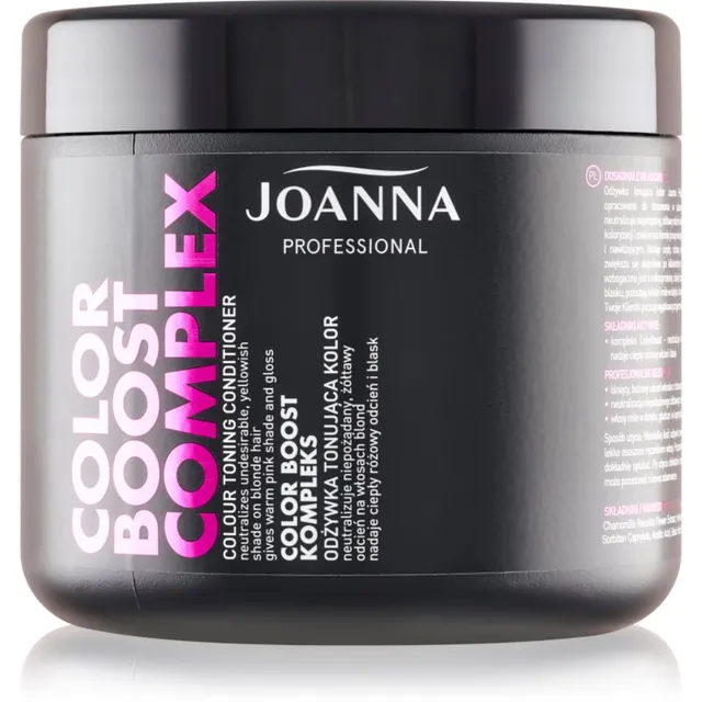 Joanna Color Boost Complex Niisutav kollaseid varjundeid neutraliseeriv palsam 500 g
