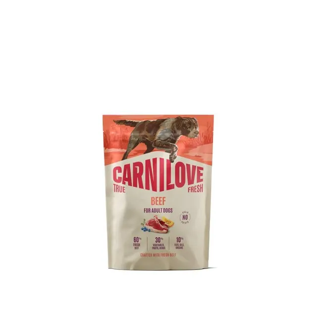 Carnilove True Fresh kuivtoit koerale, veis, 1,5 kg
