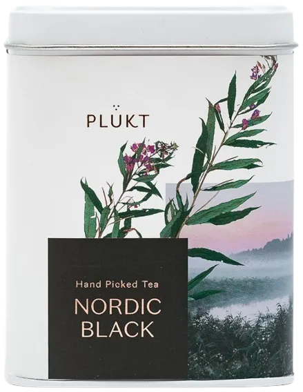 Tee NORDIC BLACK, ökoloogiline