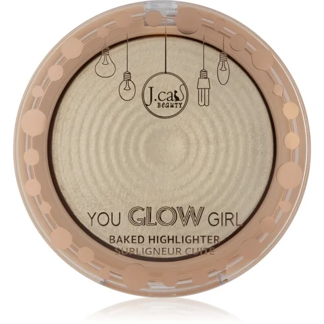 J.Cat Beauty You Glow Girl Küpsetatud esiletõstja varjund 101 White Goddess 8.5 g