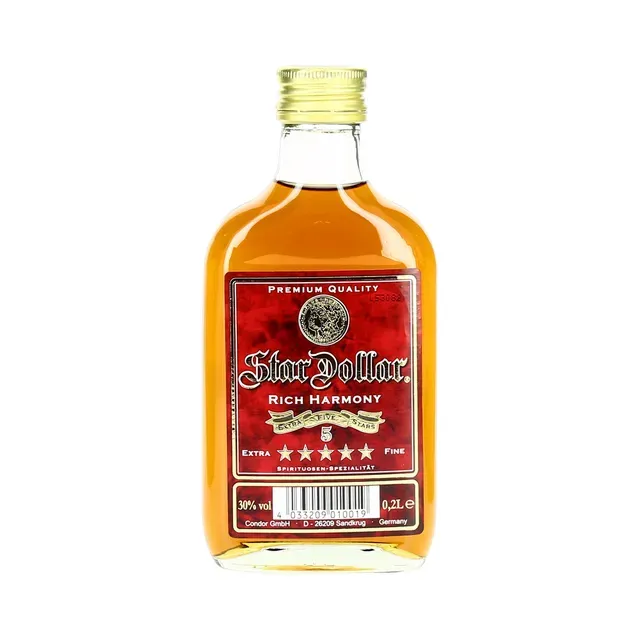Piiritusjook STAR DOLLAR Rich Harmony 5*, 20 cl