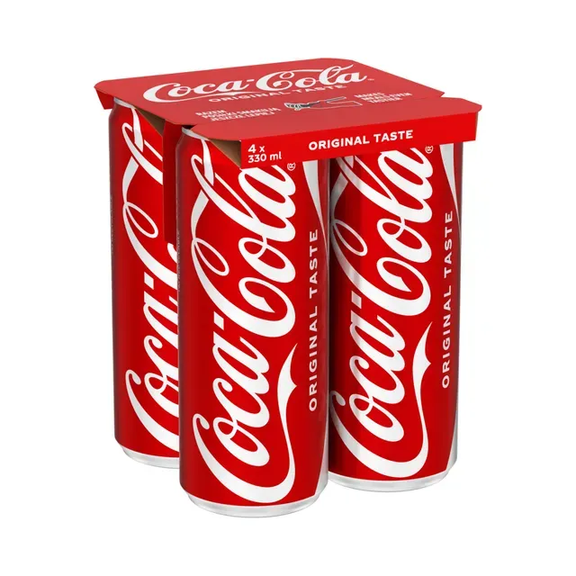 Karastusjook Coca-Cola 4-pakk, COCA-COLA, 4x330 l