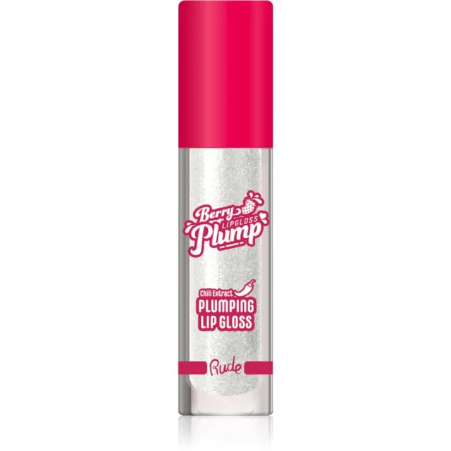 Rude Cosmetics Berry Plump Niisutav huuleläige volüümi andva efektiga varjund Pearl 4 g