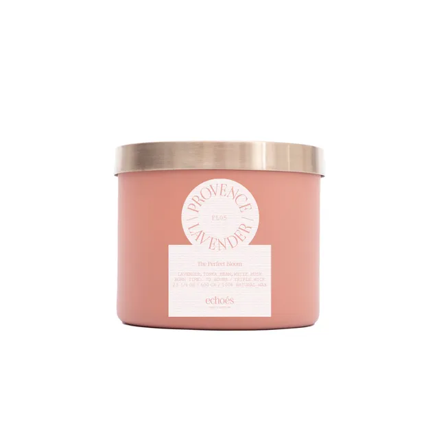 Echoés Triple Wick Natural Candle