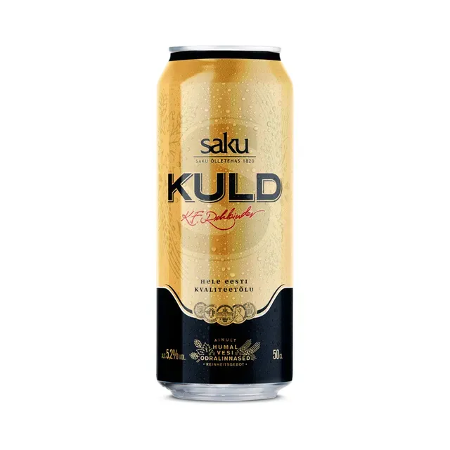 Hele õlu Kuld, SAKU, 500 ml purk