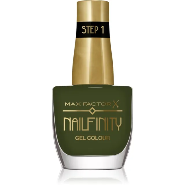 Max Factor Nailfinity Gel Colour Geelküünelakk ilma UV / LED-lampide kasutamiseta varjund 595 Green Room 12 ml