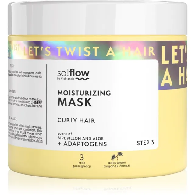 so!flow Curly Hair Nourishing Mask Toitev mask lokkis juustele 400 ml