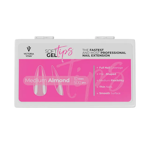 Victoria Vynn Soft Gel Tips Medium Almond