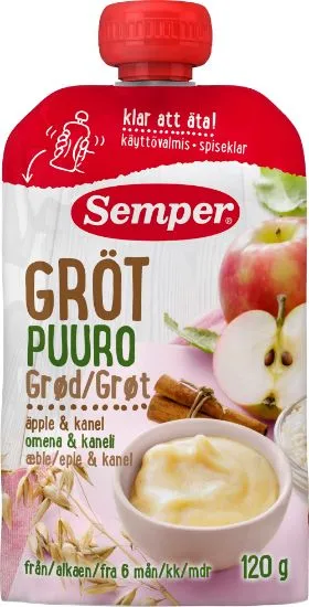 Semper valmispuder õuna-kaneeli 120g 6k