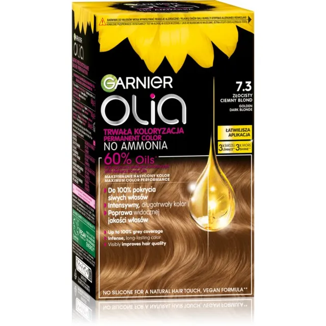Garnier Olia Püsijuuksevärv varjund 7.3 Golden Dark Blonde 1 tk