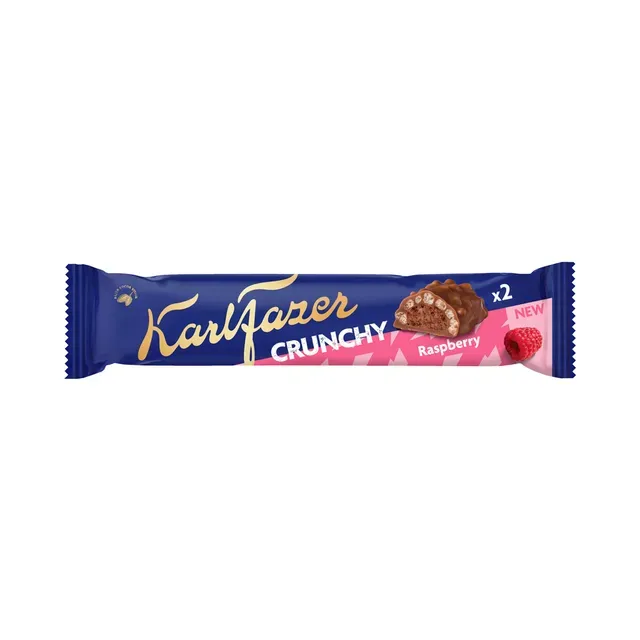 Crunchy šokolaadibatoon vaarika, KARL FAZER, 50g