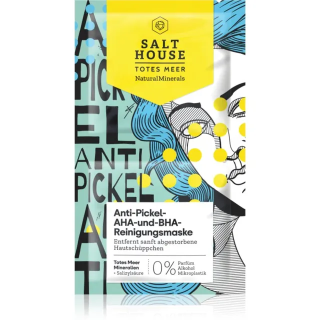 Salt House Natural Minerals Anti-pimple AHA and BHA Cleansing Mask Puhastav mask 2x6 ml