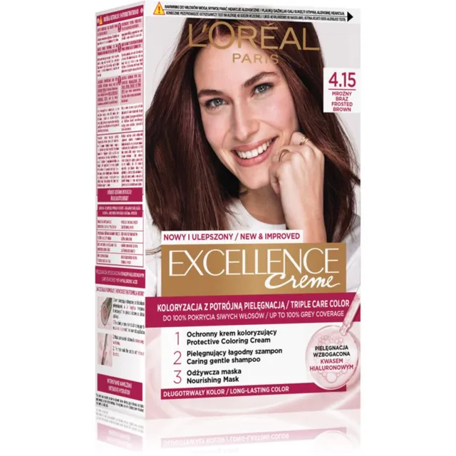 L’Oréal Paris Excellence Creme Juuksevärv varjund 4.15 Marron Frappe 1 tk
