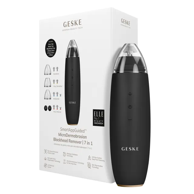 GESKE SmartAppGuided™ MicroDermabrasion Blackhead Remover 7in1