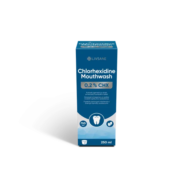 LIVSANE SUUVESI CHLORHEXIDINE 0,2% 250ML