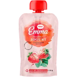 Maasikajogurt laktoosivaba, EMMA, 110 g