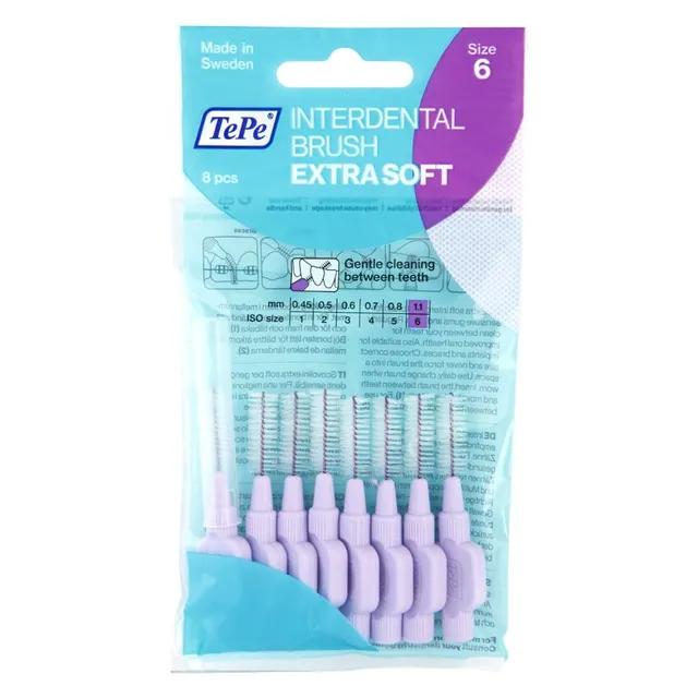 TePe Extra Soft Hambavaheharjad 1,1 mm 8 tk