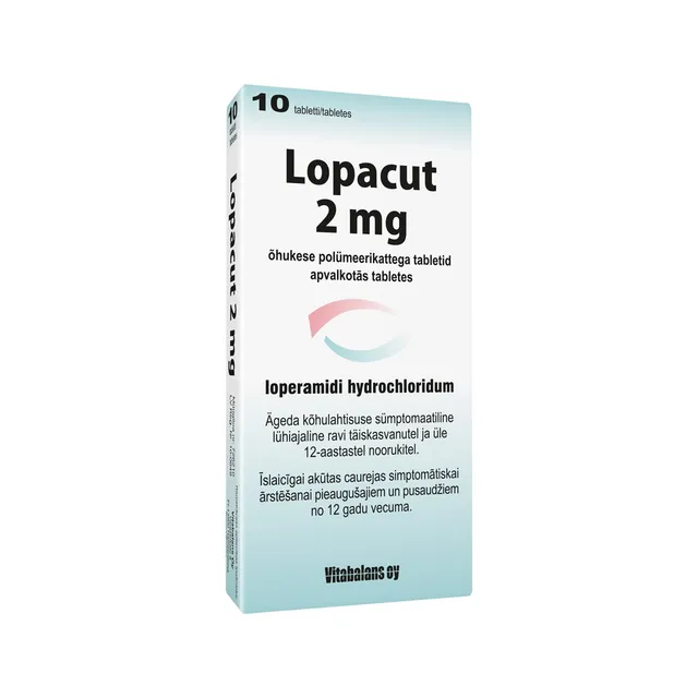 LOPACUT ÕHUKE POLÜMEERKATTEGA TBL 2MG N10