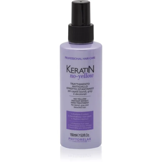 Phytorelax Laboratories Keratin No-Yellow Kollaseid alatoone neutraliseeriv pihusti 150 ml