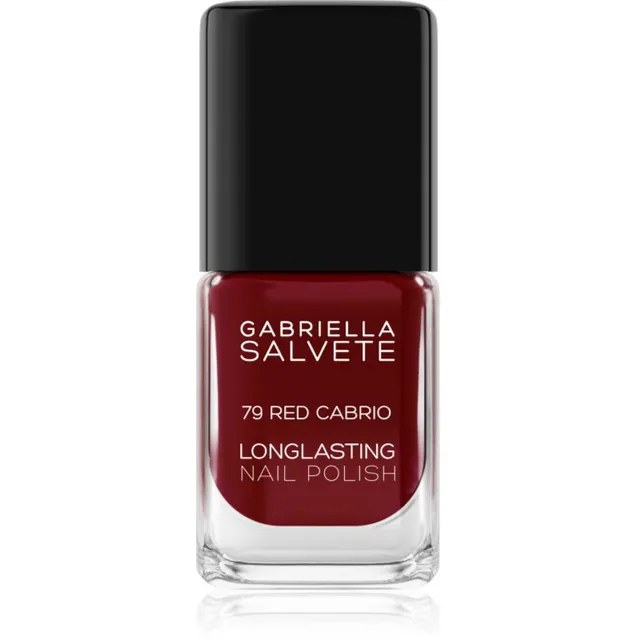 Gabriella Salvete Longlasting Enamel Kauapüsiv küünelakk tugeva läikega varjund 79 Red Cabrio 11 ml