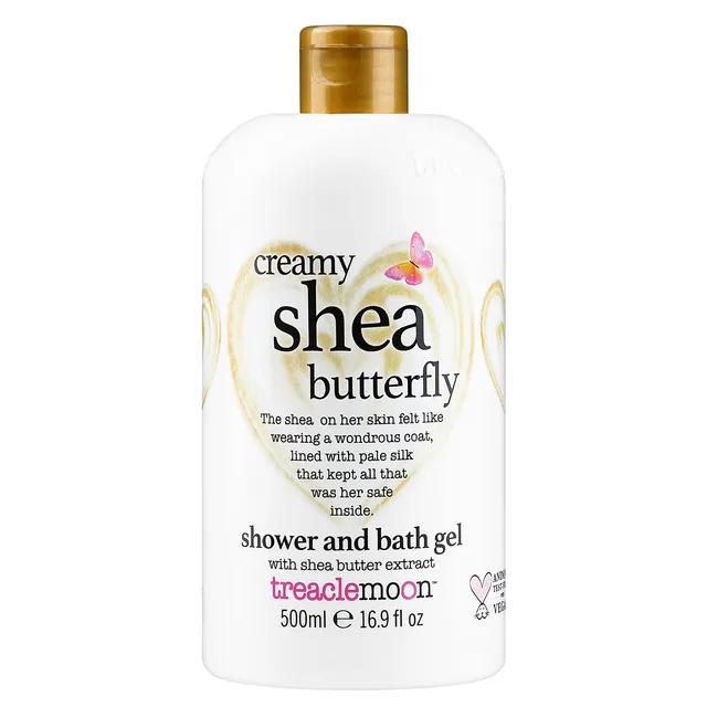 TREACLEMOON Creamy Shea Butterfly Shower And Bath Gel 500ml