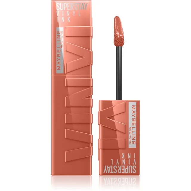 MAYBELLINE NEW YORK SuperStay Vinyl Ink Kauapüsiv vedel huulepulk 105 GOLDEN 4.2 ml