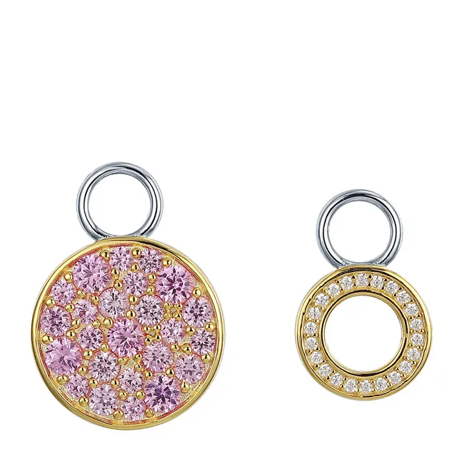 NEORE Rose Sparkle Moon Charms