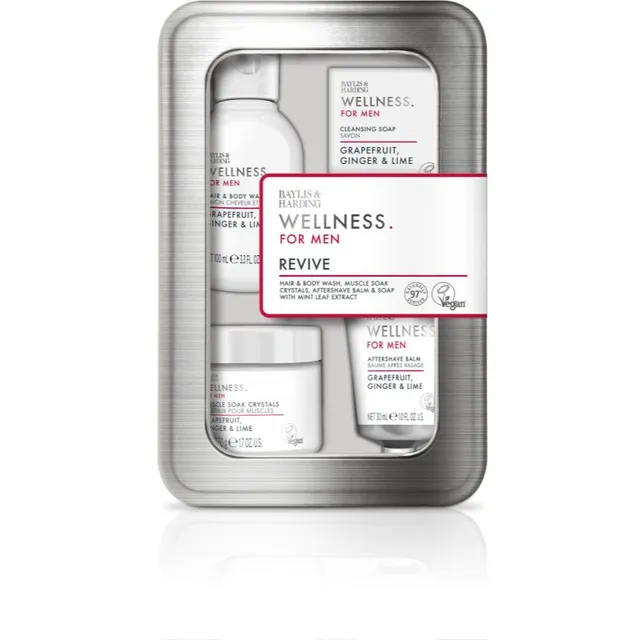 Baylis & Harding Wellness. For Men. Revive Kinkekomplekt vanni jaoks meestele