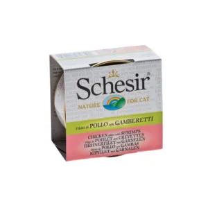 Schesir kanafilee ja krevettidega konserv kassile 70g x 8tk