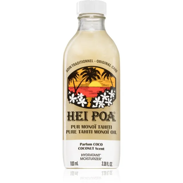 Hei Poa Pure Tahiti Monoï Oil Coconut Multifunktsionaalne õli kehale ja juustele 100 ml