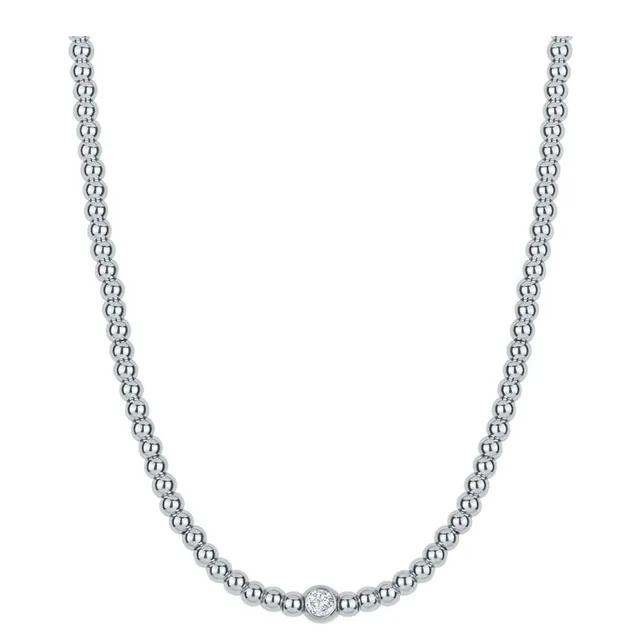 DONDELLA Ballera Silver Necklace 35+5cm