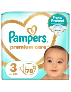 Pampers Premium Care teipmähkmed suurus 3 (78 tk)