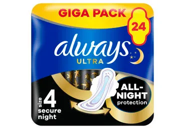 Hüg.sidemed ALWAYS Ultra Night 24tk