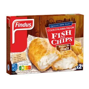 Findus Pan.kalafileed Fish&Chips 240g